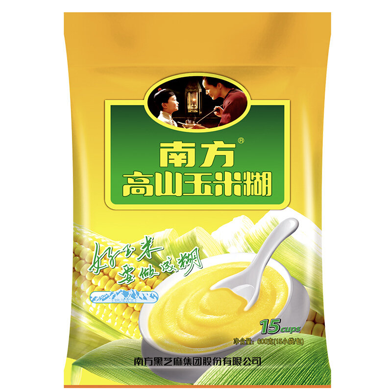 南方黑芝麻高山玉米糊600g国美甄选