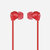 ULDUM U607 魔音面条耳机 入耳式手机线控耳塞 苹果三星小米通用耳机音乐耳机(红色)第3张高清大图