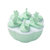 厨房工具 DIY组合冰棍雪糕模具 冰糕模 冰激凌带盖制冰模(北欧绿)(方形8格装)第2张高清大图