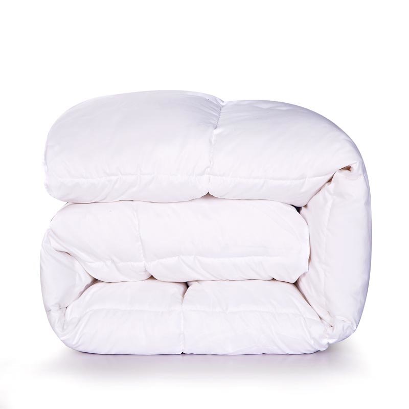 奢派 鸭毛被冬被加厚保暖双人宿舍春秋被空调被子被芯被褥(白色)