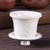 关耳窑 青花瓷茶杯 带盖陶瓷办公室茶杯第4张高清大图