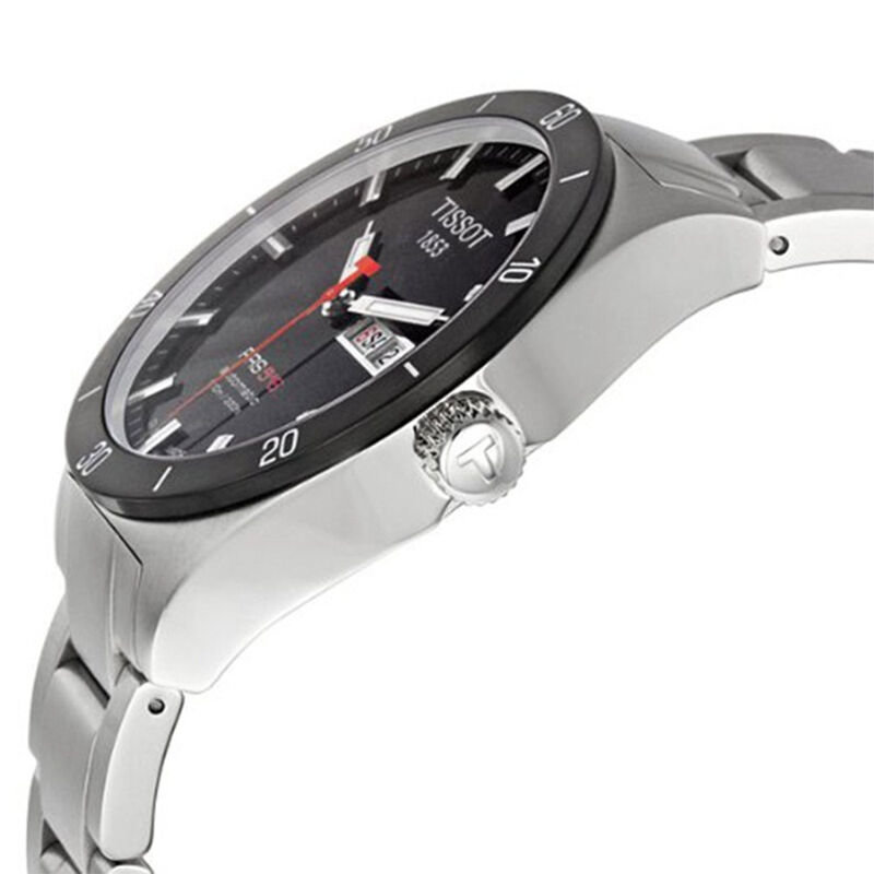 天梭tissot瑞士手表律驰prs516系列自动机械钢带男士手表t