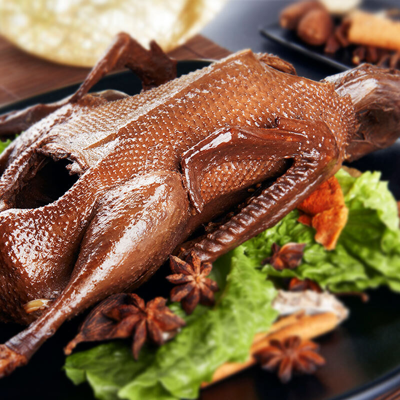 张鸭子重庆梁平特产卤烤鸭510g卤味肉干休闲零食熟食
