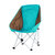 威迪瑞 户外折叠椅躺椅便携式家庭椅子 半月式折叠钓鱼椅子(草绿咖啡)第3张高清大图