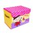 继红  KLY卡通儿童玩具箱整理箱刺绣收纳箱百纳箱大号有盖（咖啡熊）第2张高清大图