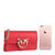 PINKO品高女士红色燕子链条包1P21KR-Y5FFR24红色 时尚百搭第4张高清大图