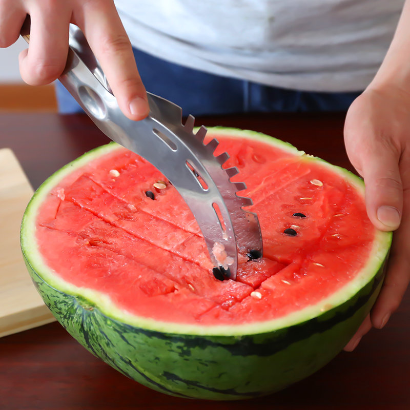 乾越不锈钢切西瓜器西瓜切片器分切割刀水果分割器切果器单个装