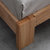 吉木多 北欧白橡木床1.8米1.5现代简约主卧家具纯实木双人床(1.8*2米原木色 床+床垫)第4张高清大图