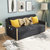 TIMI 现代简约沙发床 可折叠沙发 现代两用沙发 多功能沙发(柠檬黄 1.63米带储物沙发床)第5张高清大图