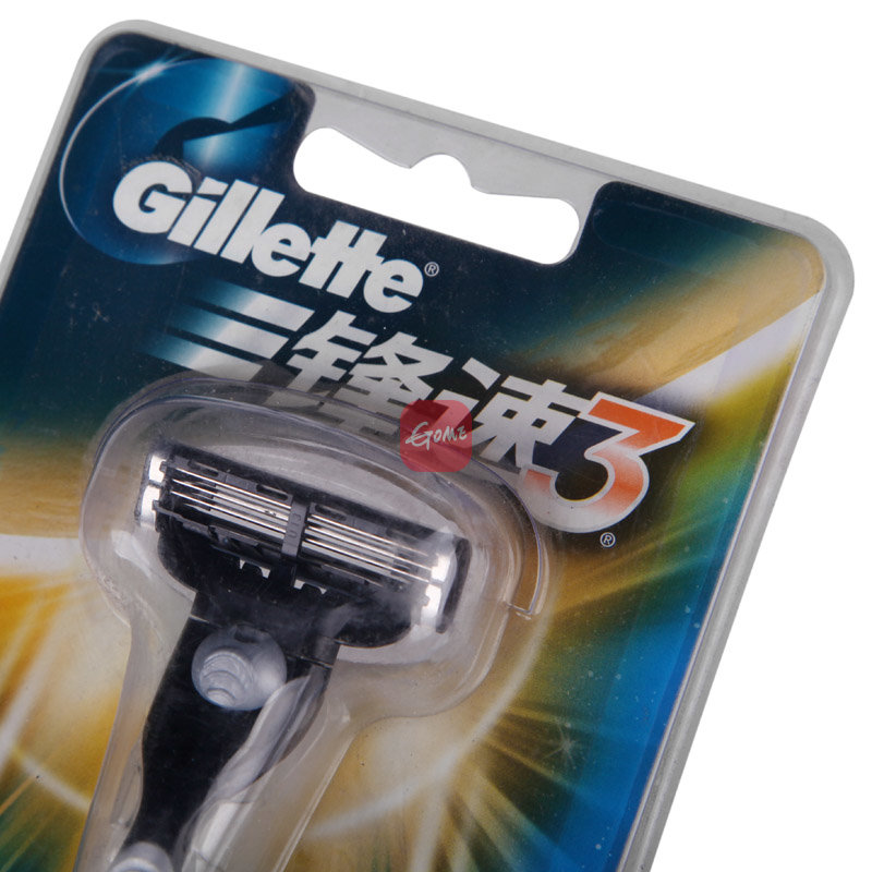 国美自营 吉列(gillette)锋速3 1刀头剃须刀【免运费】舒适贴合