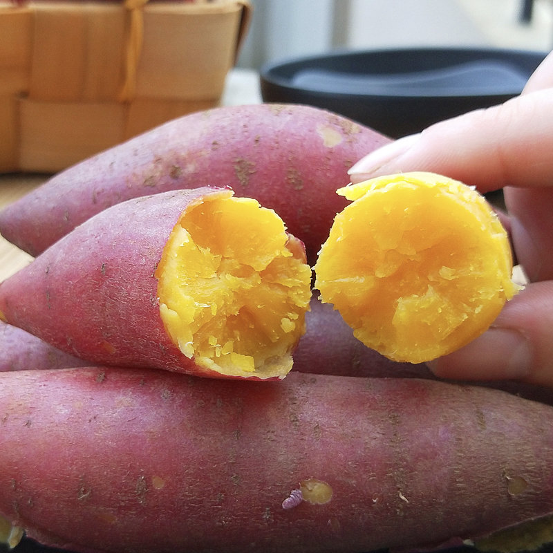 山东西瓜红红薯地瓜3斤新鲜蔬菜地瓜箱