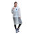 安居先森KS370EVA12-1时尚加厚圆点成人雨衣EVA 蓝色M（件）第2张高清大图