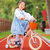 永 久 （FOREVER）儿童自行车男女款小孩单车脚踏车儿童自行车宝宝童车14寸/16寸 复古款自行车(粉色 16寸)第8张高清大图