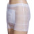 乐孕 弹力纤维网眼产妇卫生网裤 ly3302(原白 5条装)第5张高清大图