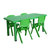 兴淮家具 幼儿园桌子儿童桌学生桌 HU-SYZ101(绿色 塑料)第5张高清大图