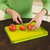 英国Joseph 创意斜面防滑多功能塑料切大号菜板砧板案板菜墩  国美厨空间(绿色)第4张高清大图