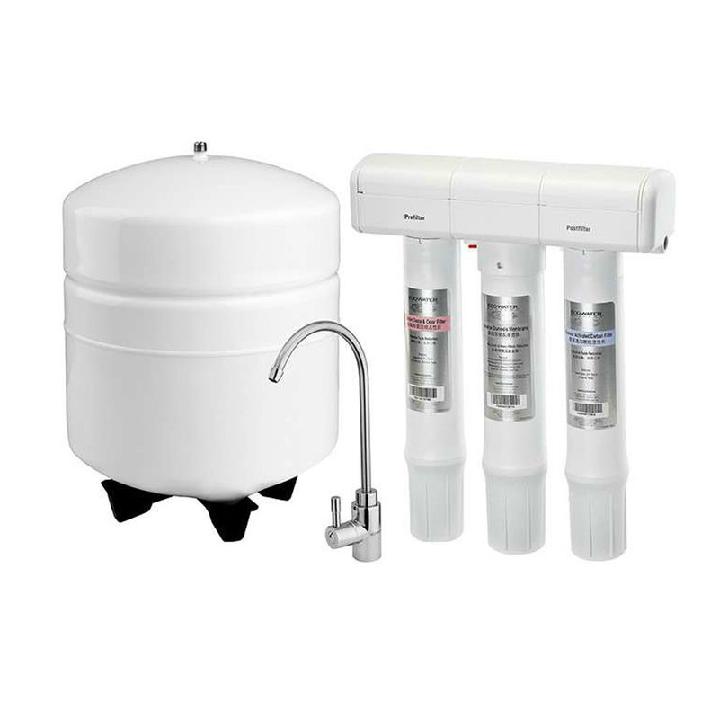 怡口ecowater800gpro纯水机ro反渗透净水器厨房自来水过滤器家用直饮