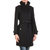 Burberry女士黑色羊毛羊绒大衣 40171302黑色 时尚百搭第6张高清大图