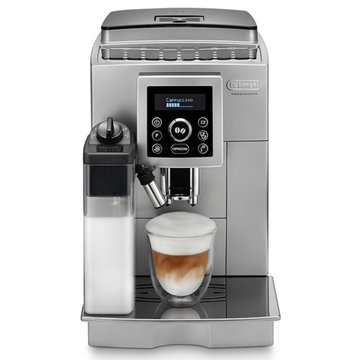 德龙(DeLonghi) ECAM23.460.S 家用商用 美式意式 全自动咖啡机  欧洲进口 银