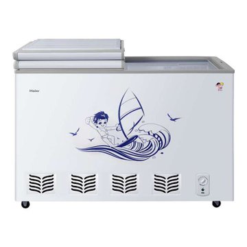 海尔（Haier） FCD-270SE 270升 蝶开式冰柜(白色) 冷藏冷冻柜 宽电压带设计