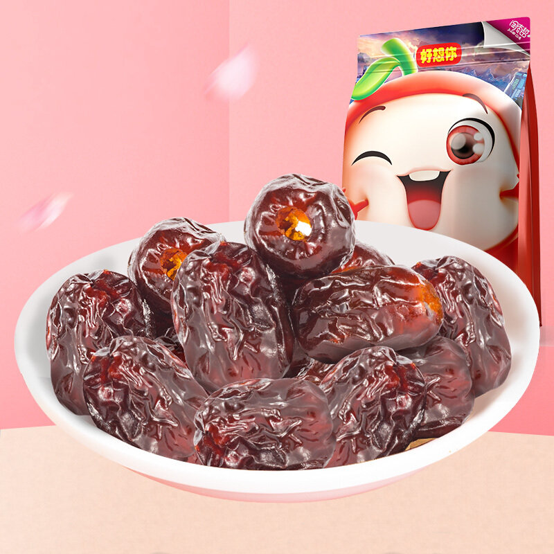 好想你无核蜜枣阿胶味枣160g袋蜜饯果干果脯休闲零食小吃孕妇零食办公