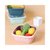 洗菜盆沥水篮水果盘客厅家用果盘创意洗菜篮子双层沥水篮(蓝色)第2张高清大图