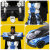 多功能遥控变形车 一键变形金刚 漂移战神布加迪机器人 汽车人儿童玩具 888-1(蓝色)第4张高清大图