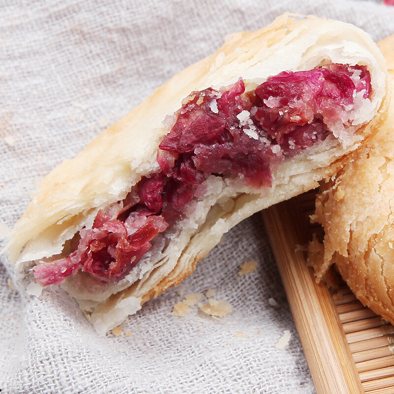 潘祥记蜂蜜玫瑰鲜花饼360g国美超市甄选