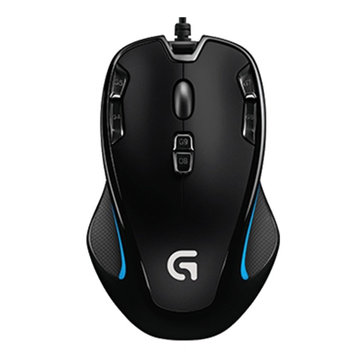 罗技（Logitech）G103+G300S 有线游戏键盘鼠标套装 带掌托 魔兽世界 CF/ LOL编程(黑色 G103+G300S)