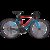 MARMOT土拨鼠铝合金公路自行车赛车自行车男女式单车成人公路车(蓝色)第5张高清大图