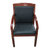 永岩钢木 木质西皮大软包办公椅会议椅  YY-0084(桃木色+黑皮 默认)第5张高清大图