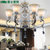 雷士 欧式吊灯水晶灯复古欧式美式客厅卧室餐厅灯具ECD9000(3头带5WLED球泡)第2张高清大图