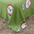 格莉安GELIAN 卡通风印花磨毛四件套秋冬床上用品套件 1.5m1.8米双人床被罩(U狮子座)第5张高清大图