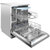 美的(Midea)14套不锈钢独立式嵌入式两用家用洗碗机 WQP12-7209H-CN(银色)第3张高清大图
