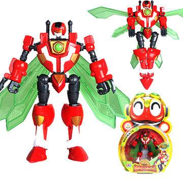 系列 超萌总动员儿童*变形飞天战宝 动漫模型玩具(蜻蜓酷宝512207)