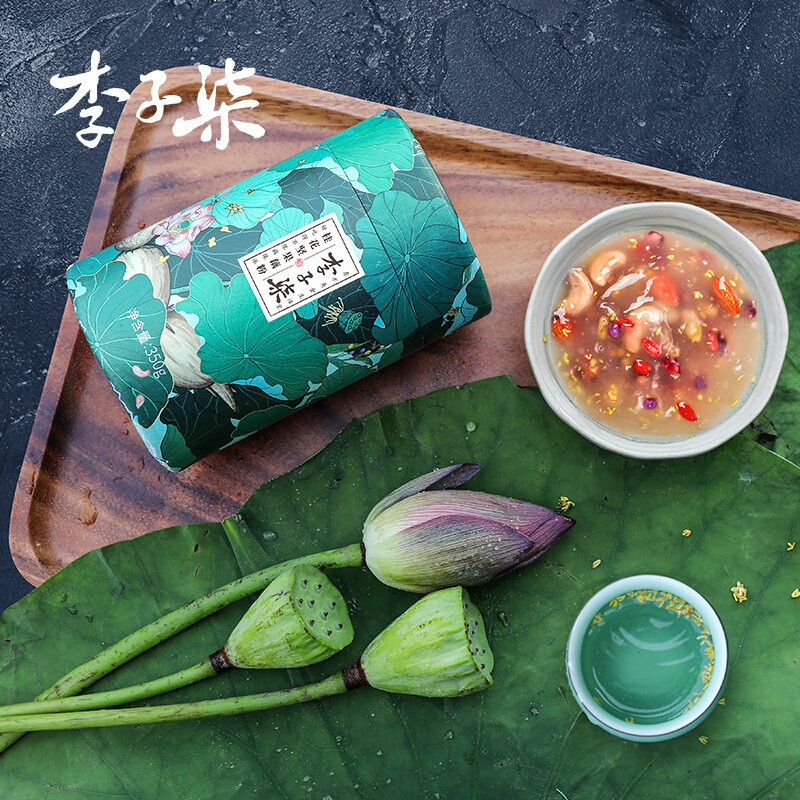 李子柒桂花坚果藕粉350g国美甄选