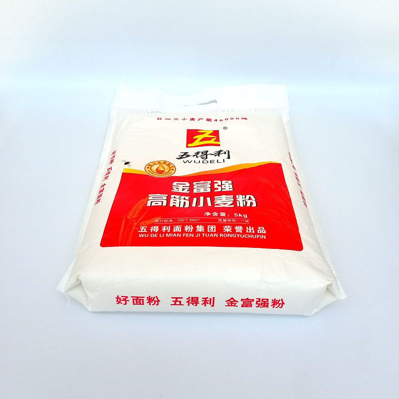 五得利麵粉5kg金富強高筋小麥粉烘焙餃子粉饅頭烙餅麵粉多用途家庭粉