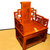 红木家具2.8米红木书桌实木办公桌老板台大板非洲黄花梨木第2张高清大图