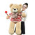 爱尚熊毛绒玩具泰迪熊布娃娃抱枕玩偶抱抱熊玩具 大号国旗熊120cm 国美超市甄选第5张高清大图