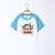 大嘴猴品牌童装男童短袖T恤夏季儿童圆领体恤衫中大童上衣打底衫(湖蓝色)第2张高清大图