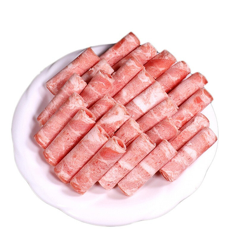 圣华澳牛国产羊肉片美味羊肉卷500g火锅食材烧烤食材羊肉生鲜国美超市