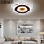 汉斯威诺超薄LED吸顶灯马卡龙创意卧室灯现代简约北欧创意客厅灯(60厘米21W+20W)第4张高清大图