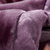 布璐 冬季加厚拉舍尔毛毯 3D压花毛毯8斤双人盖毯 婚庆毯子(花开盛世紫红)第5张高清大图
