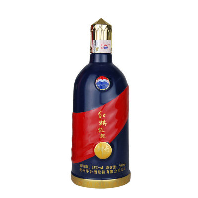 【巴克斯】贵州茅台酒 酱香型白酒 53度 茅台 神舟红旗飘飘 (2013年产) 500ml(一支)