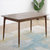 吉木多 北欧实木餐桌椅组合1.2 1.35 1.5米家用长方形饭桌轻奢家具（椅子默认温莎椅，如需牛角椅拍下备注）(1.2米胡桃色 一桌六椅)第3张高清大图