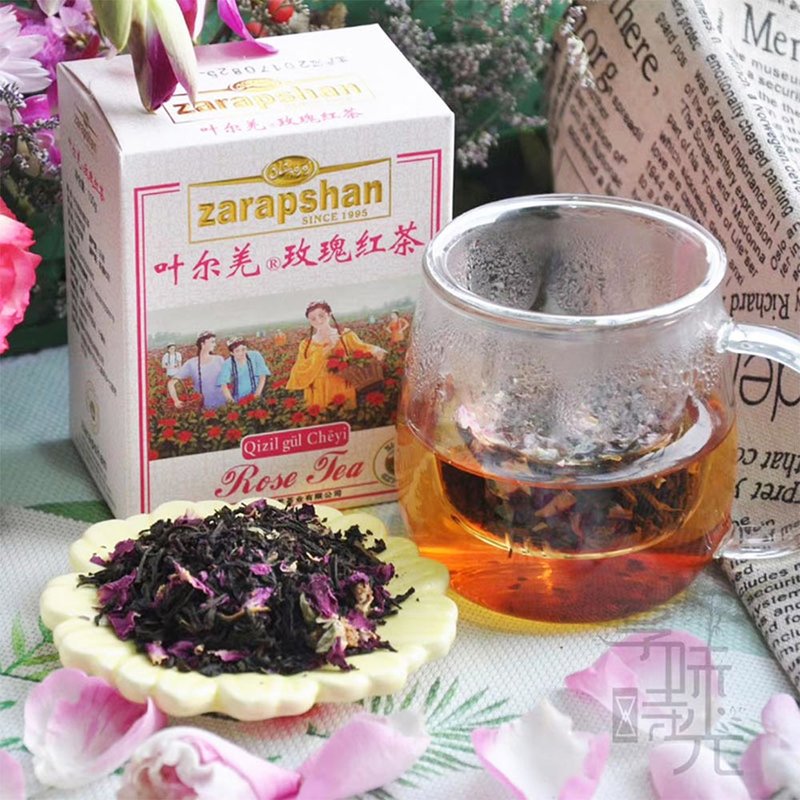 叶尔羌玫瑰红茶100克优质玫瑰精制茶品