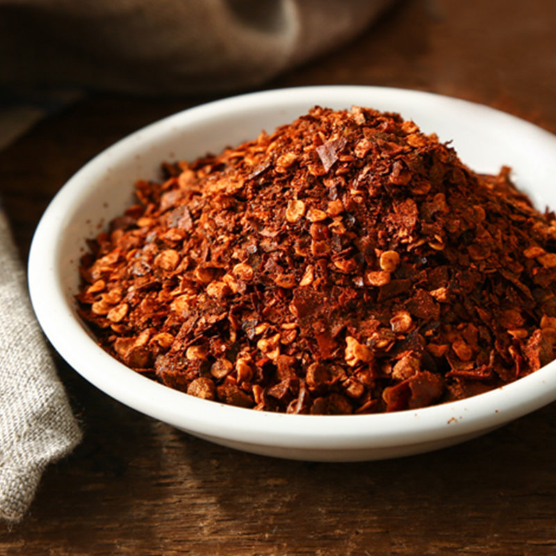 贵州遵义特产柴火烧辣椒新鲜干辣椒面微特辣香辣手工糊海椒面调料红色