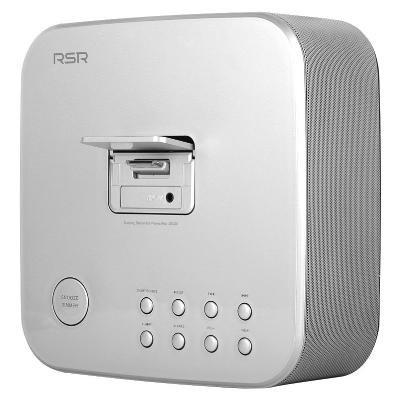 rsr ds402 ipod/ipone/dock 蓝牙 苹果音响 (银色)