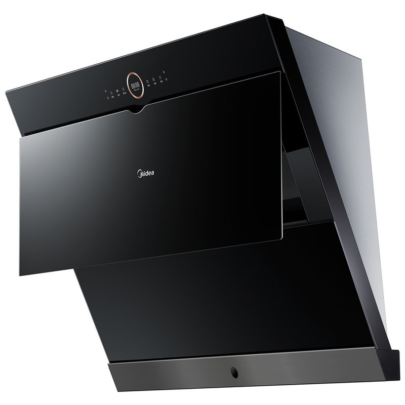 美的(midea)cxw-260-c66c侧吸油烟机黑