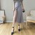 2022夏季新品时尚气质一片式雪纺半身裙(温柔杏 均码（建议80-130斤）)第5张高清大图
